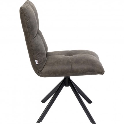 Chaise pivotante Toronto anthracite Kare Design