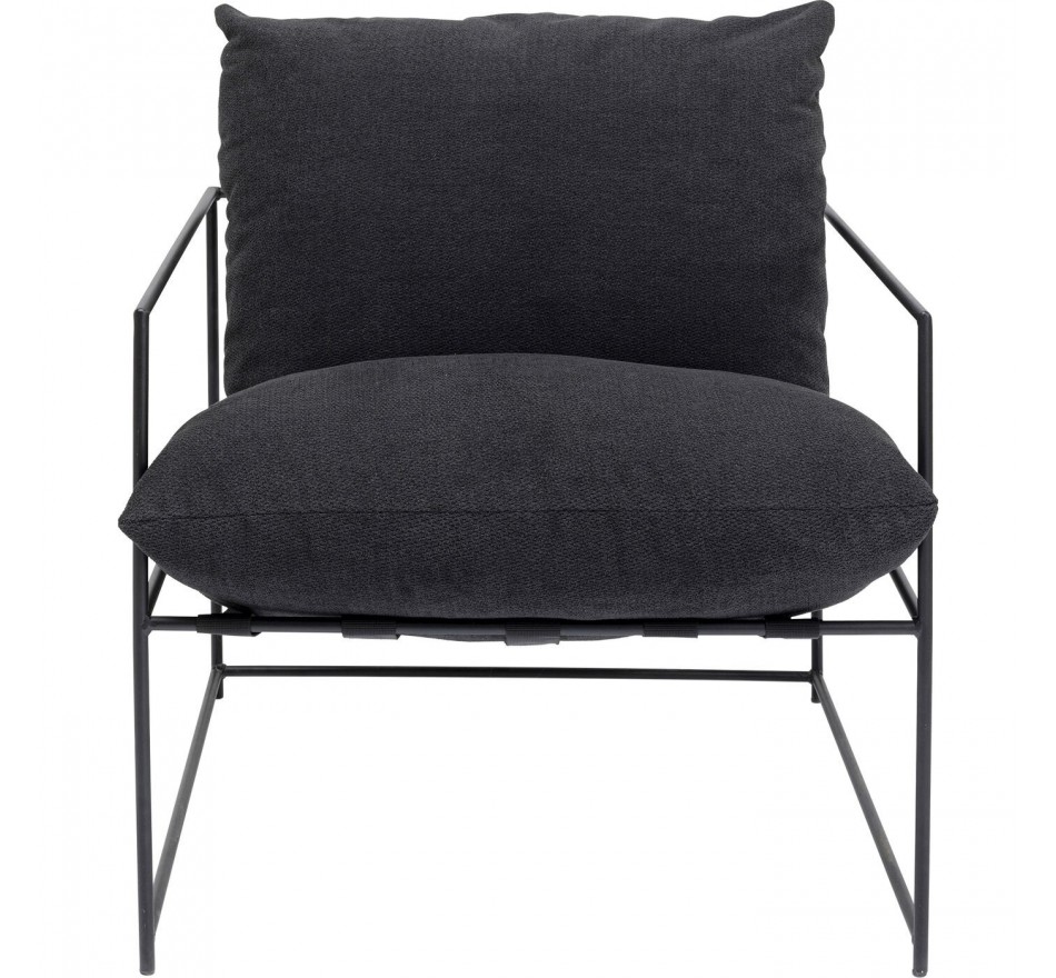 Fauteuil Cuby anthracite Kare Design