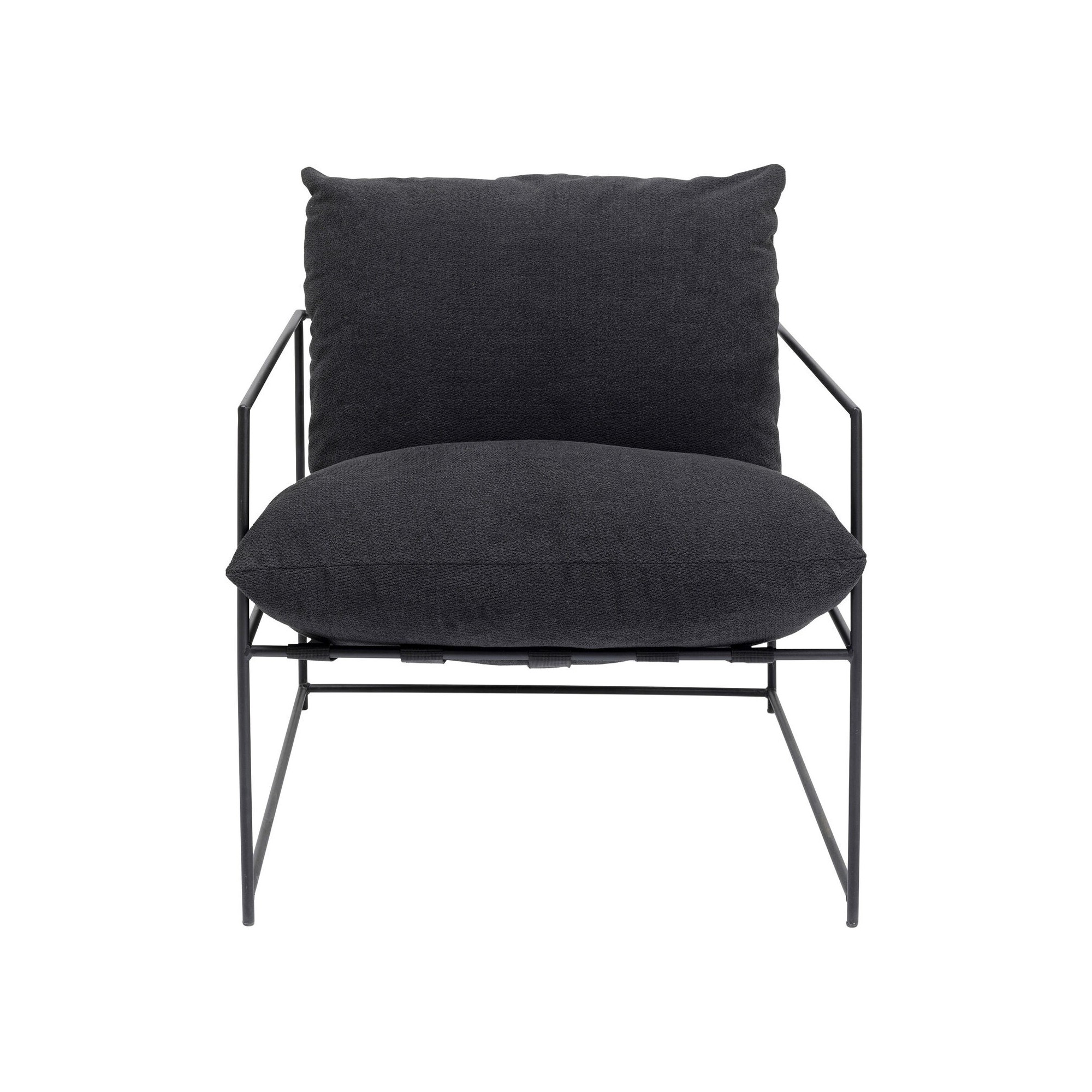 Fauteuil Cuby anthracite Kare Design