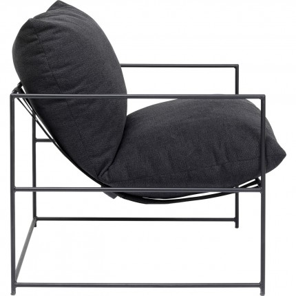 Fauteuil Cuby anthracite Kare Design