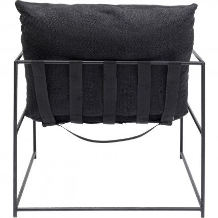 Fauteuil Cuby anthracite Kare Design
