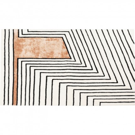 Tapis Matrix 240x170cm blanc Kare Design