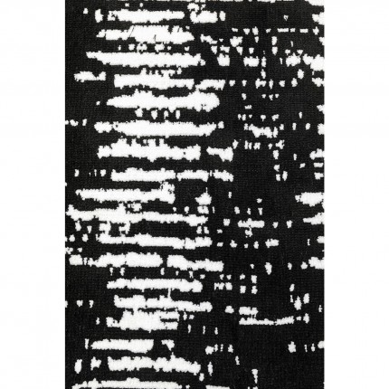 Tapis Opaco 240x170cm noir et blanc Kare Design