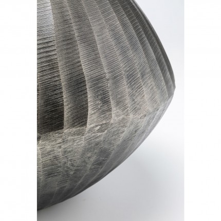 Vase Sacramento Carving gris 30cm Kare Design