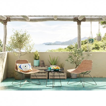 Table d'appoint Turin noire Kare Design