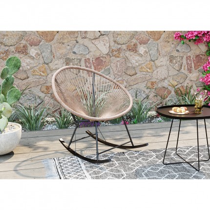 Table d'appoint Turin noire Kare Design