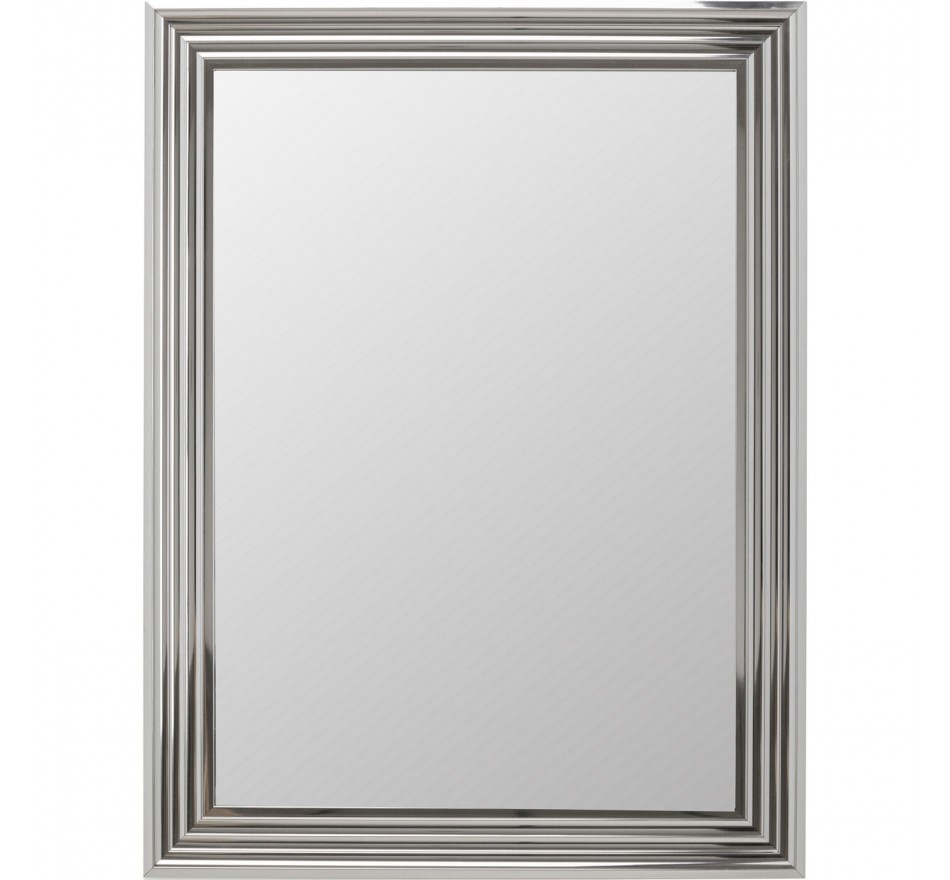 Miroir Frame argenté 99x74cm Kare Design