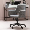 Chaise de bureau pivotante Marianne grise Kare Design