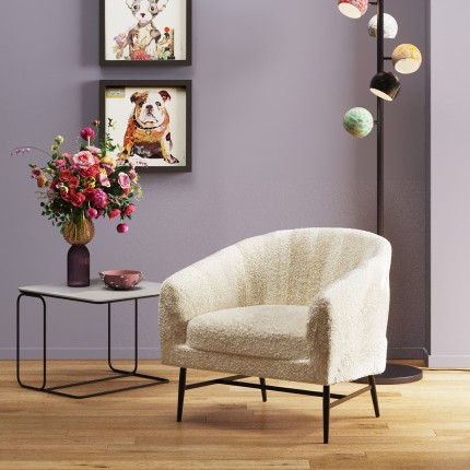 Fauteuil Marylin crème Kare Design Fauteuil Marylin crème Kare Design