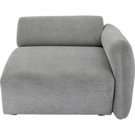 Assise droite d'angle canapé Lucca gris Kare Design