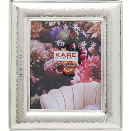 Cadre photo Decory argenté 32x37cm Kare Design