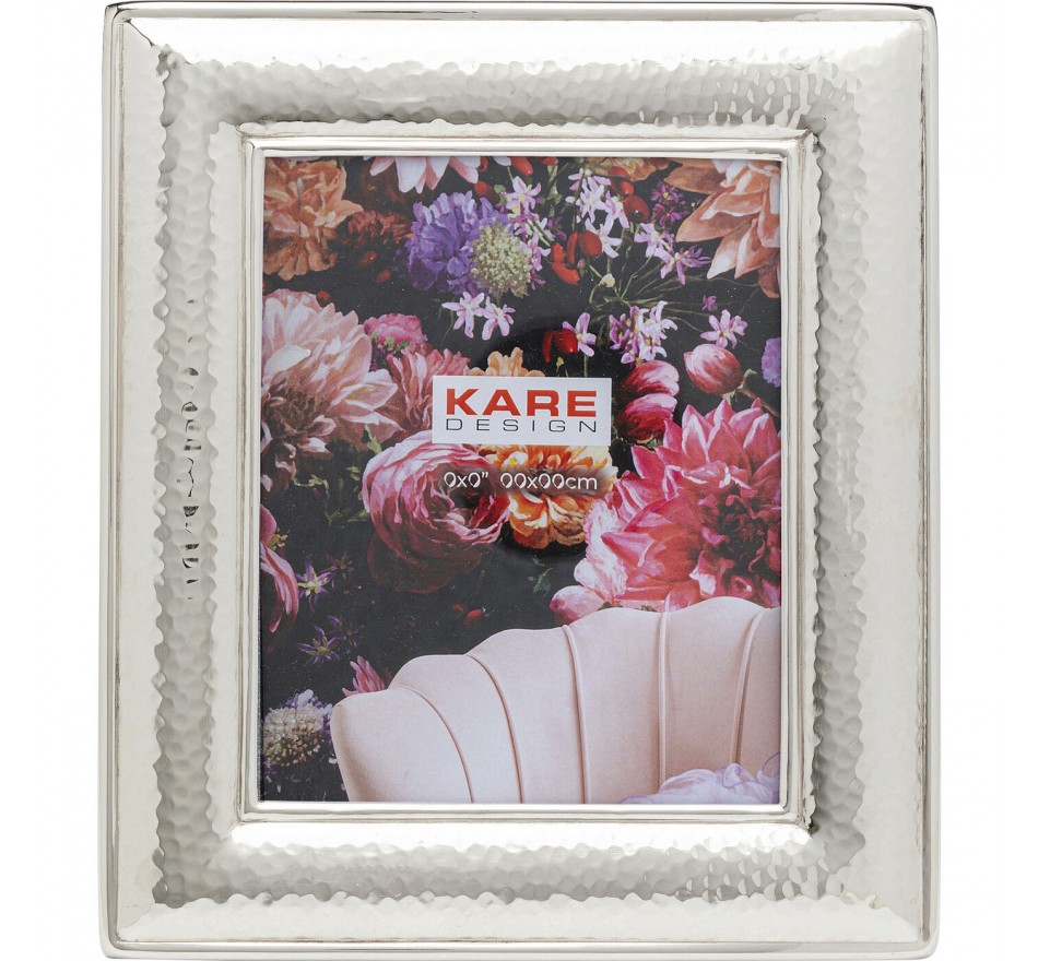 Cadre photo Decory argenté 32x37cm Kare Design