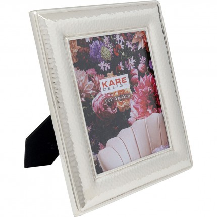 Cadre photo Decory argenté 32x37cm Kare Design