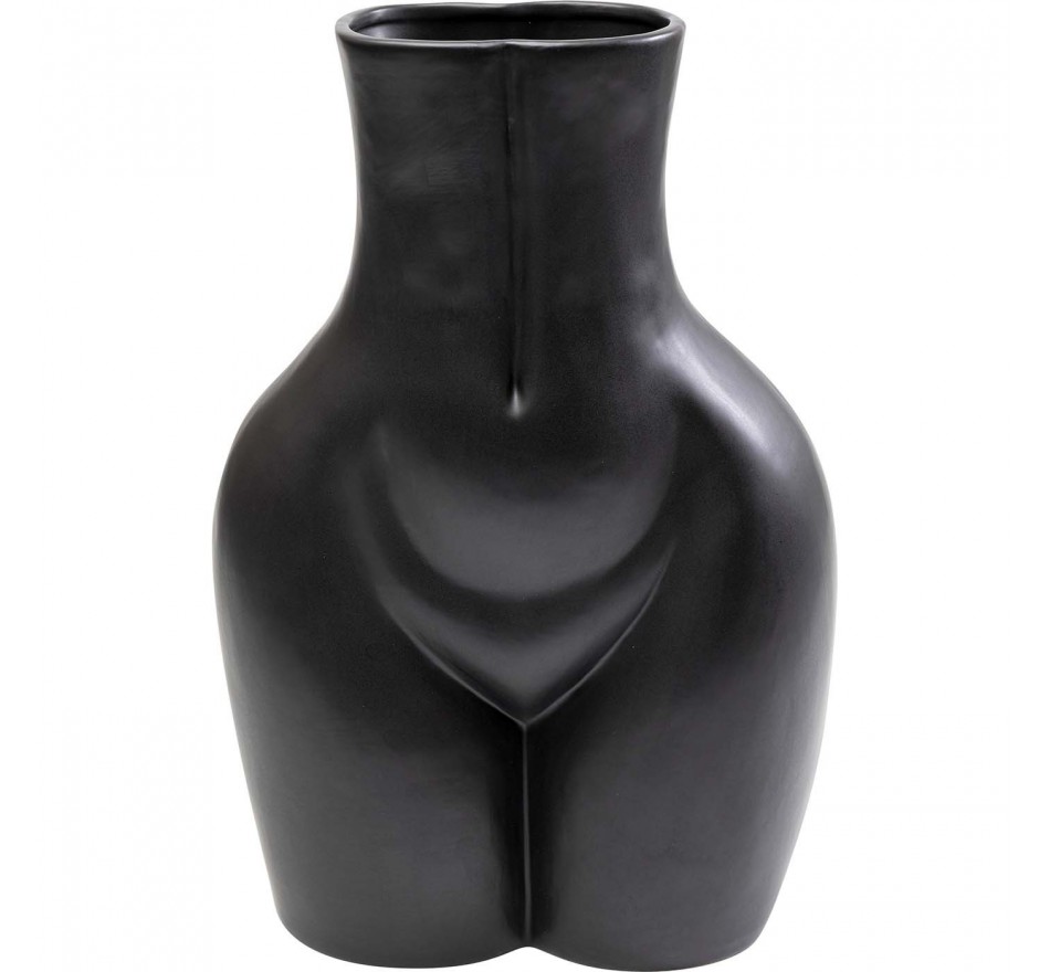Vase Donna noir 40cm Kare Design