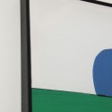 Peinture Frame Abstract Shapes vert 73x143cm Kare Design