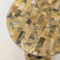 Table d'appoint Domero Mosaic marron 25cm Kare Design