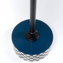 Table d'appoint Domero Checkers bleue 40cm Kare Design