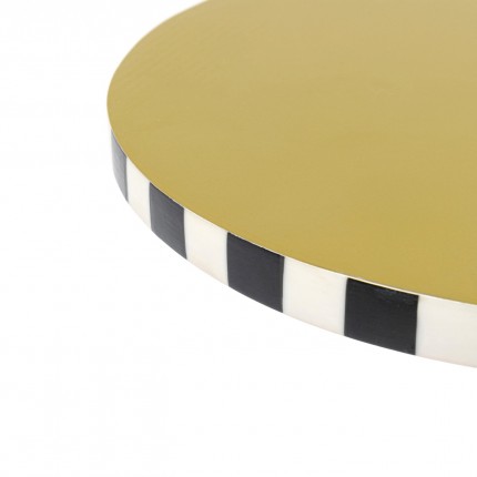 Table d'appoint Domero Checkers 25cm verte Kare Design