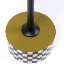 Table d'appoint Domero Checkers verte 40cm Kare Design