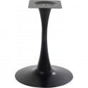 Table Schickeria 80cm effet marbre blanc et noire Kare Design