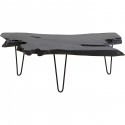 Table basse Aspen noire 100x40cm Kare Design