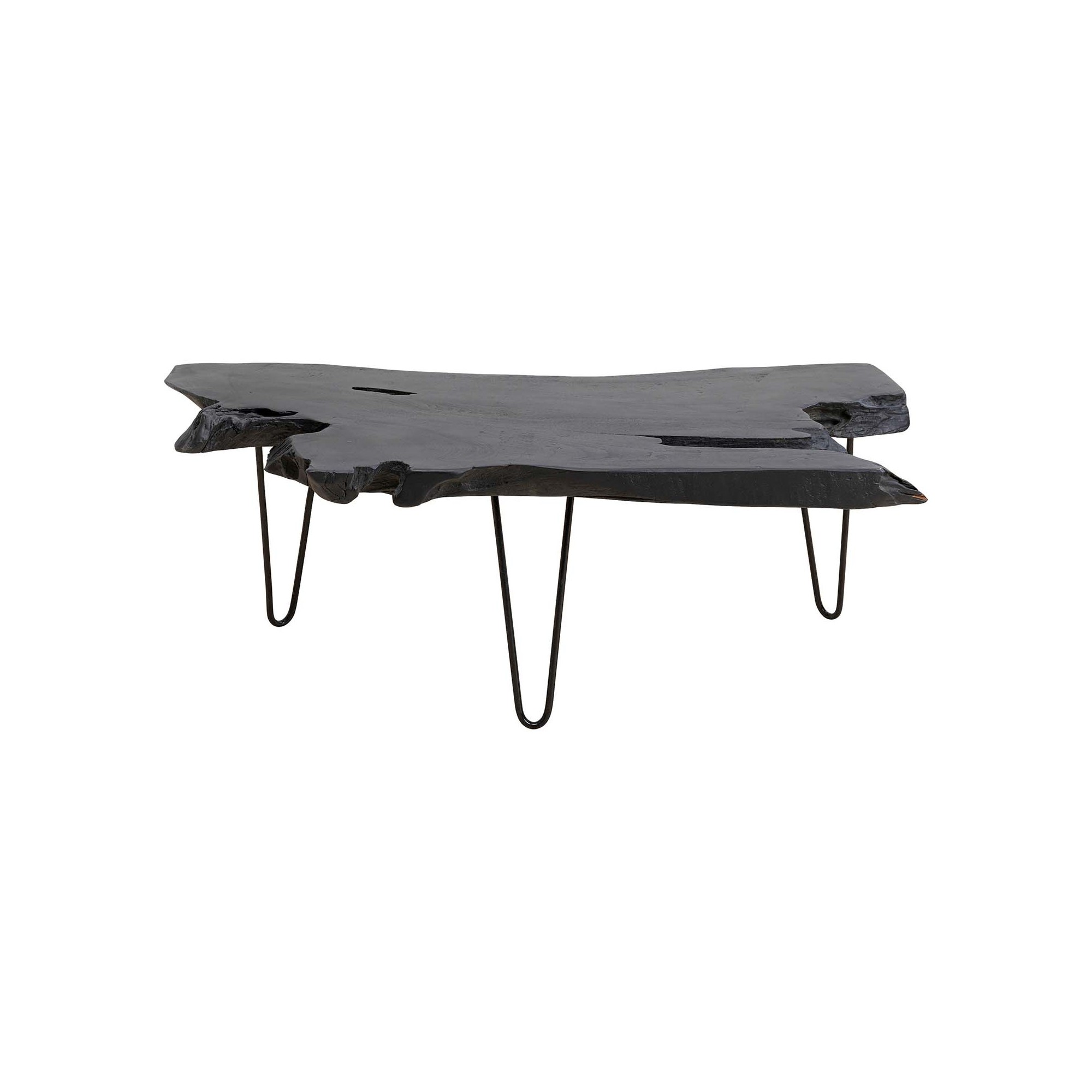 Table basse Aspen noire 100x40cm Kare Design