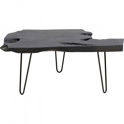 Table basse Aspen 100x40cm noire Kare Design