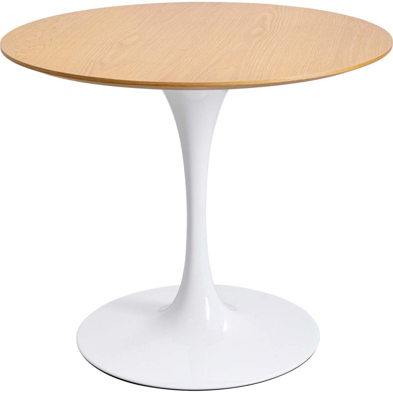 Table Invitation Set Oak White Ø90cm Kare Design