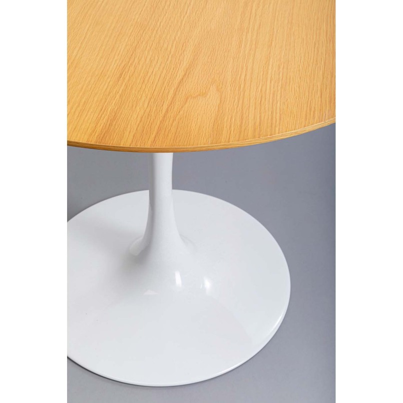 Table Invitation Set Oak White Ø90cm Kare Design