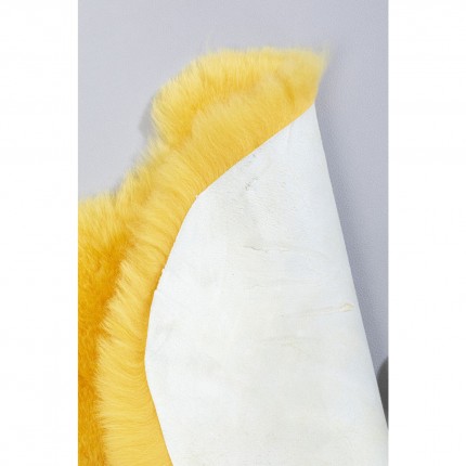 Lambskin Heidi yellow 85x60cm Kare Design