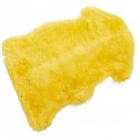Peau de mouton Heidi  85x60cm jaune Kare Design