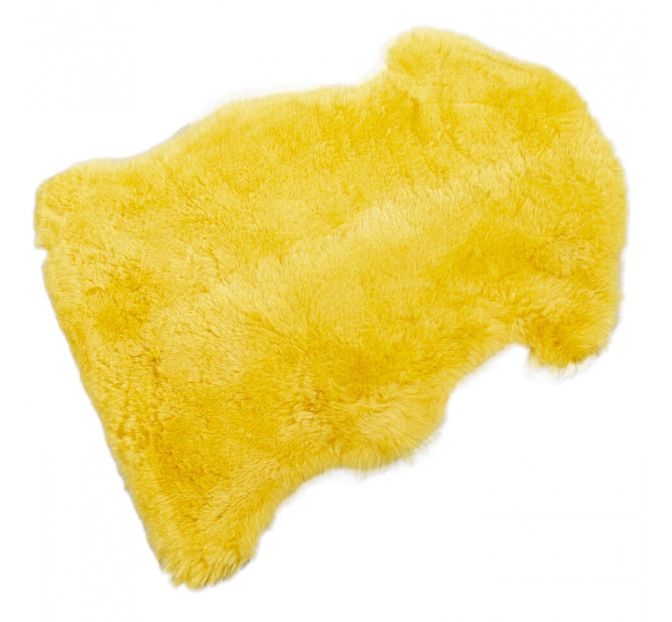 Lambskin Heidi yellow 85x60cm Kare Design Lambskin Heidi yellow 85x60cm Kare Design
