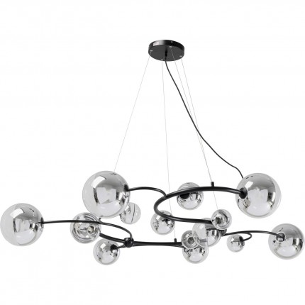 Suspension Boa Vista argentée Kare Design