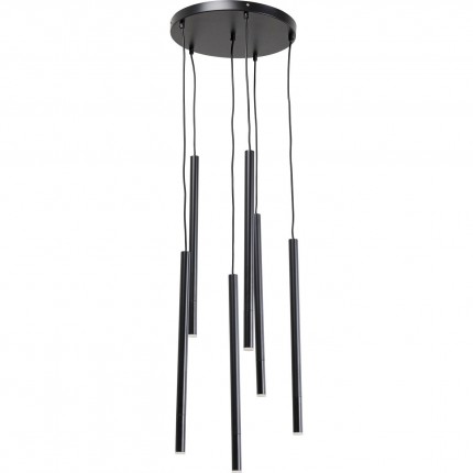 Suspension Living Vegas 6 tubes ronde noire Kare Design Suspension Living Vegas 6 tubes ronde noire Kare Design