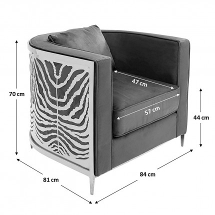 Fauteuil Matteo marron Kare Design