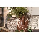 Vase Mara marron et blanc Kare Design