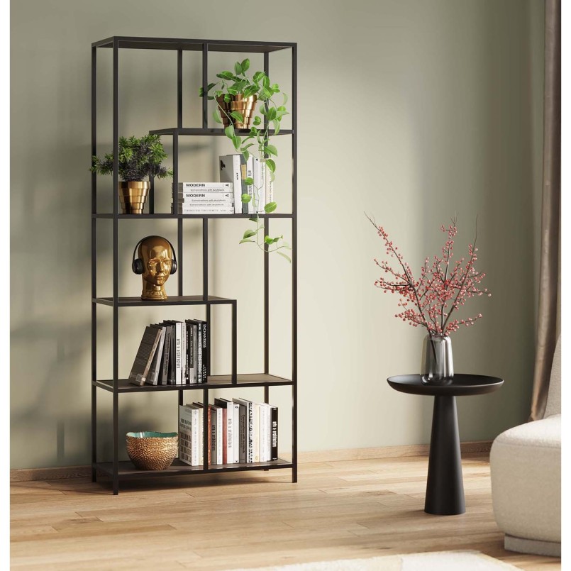 Etagère Loftie 185x77cm noire Kare Design
