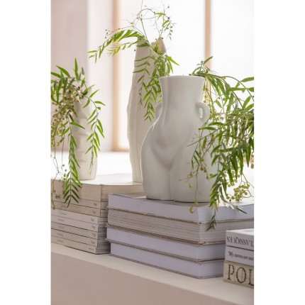Vase Donna blanc 22cm Kare Design 