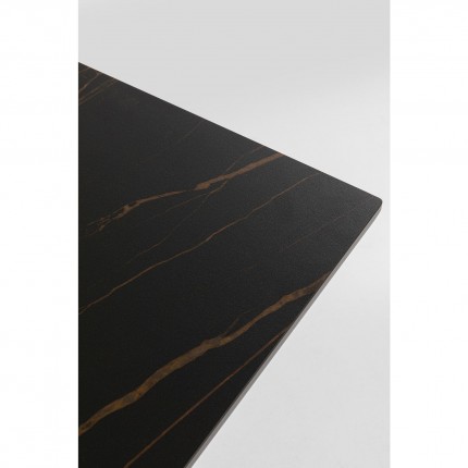 Table de jardin Gloria grès noir 180x90cm Kare Design