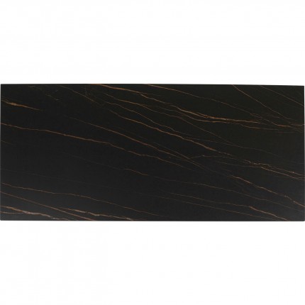 Table de jardin Gloria 180x90cm grès noir Kare Design