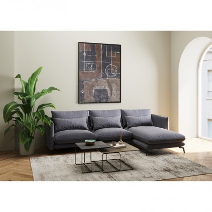 Tapis Seaburry gris 240x170cm Kare Design