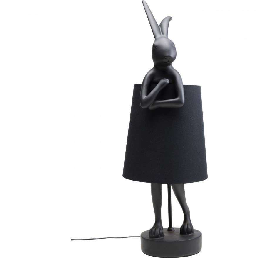 Lampe de table Animal lapin noir Kare Design