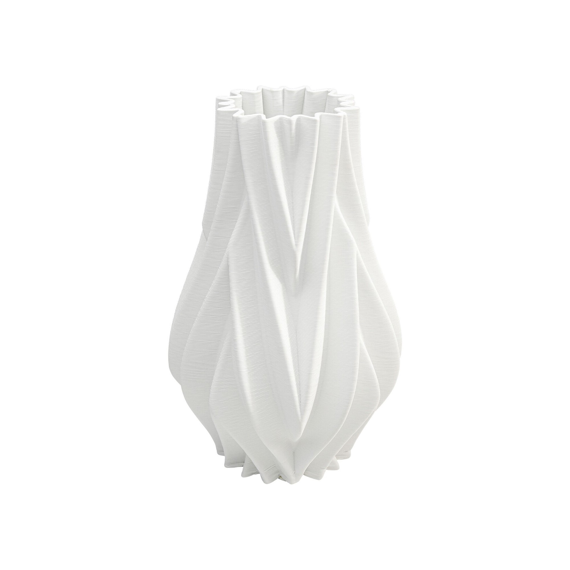 Vase Akira 34cm blanc Kare Design