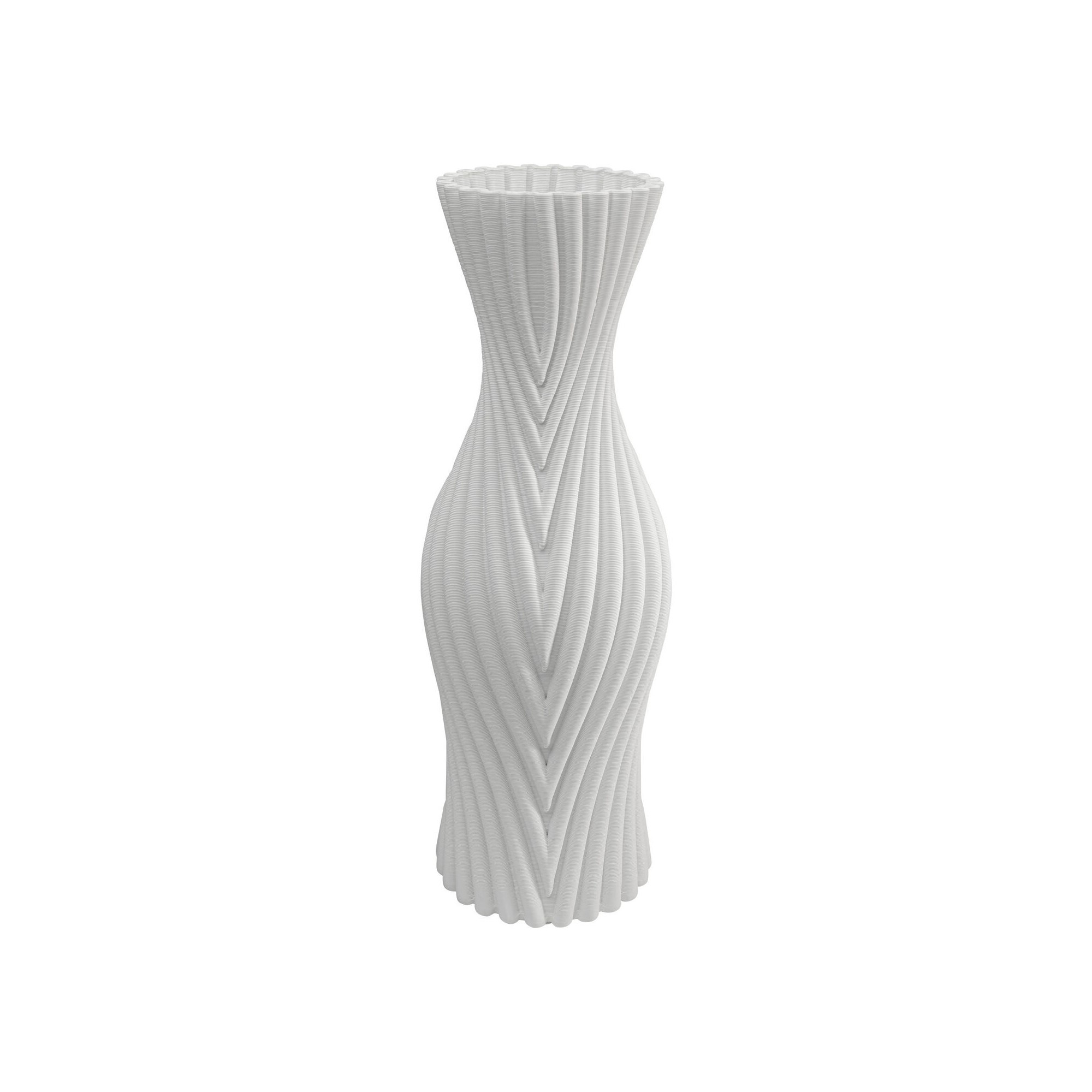 Vase Akira 50cm blanc Kare Design 