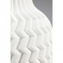 Vase Akira 35cm blanc zigzag Kare Design