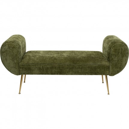 Banc Trono velours vert Kare Design