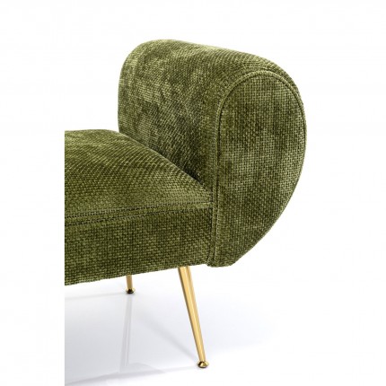 Banc Trono velours vert Kare Design