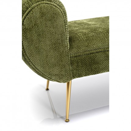 Banc Trono velours vert Kare Design