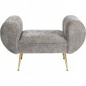 Banc Trono velours gris Kare Design