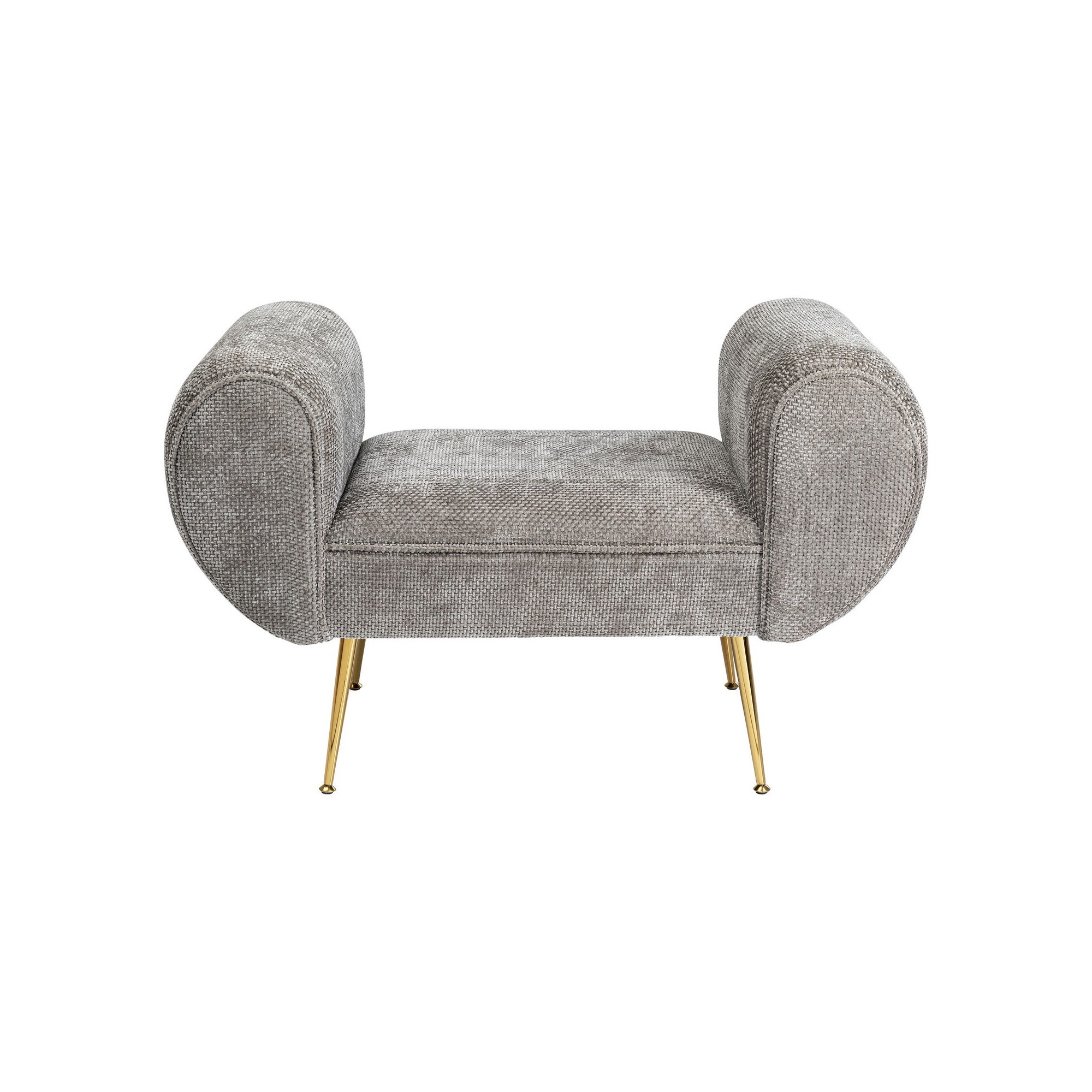 Banc Trono velours gris Kare Design